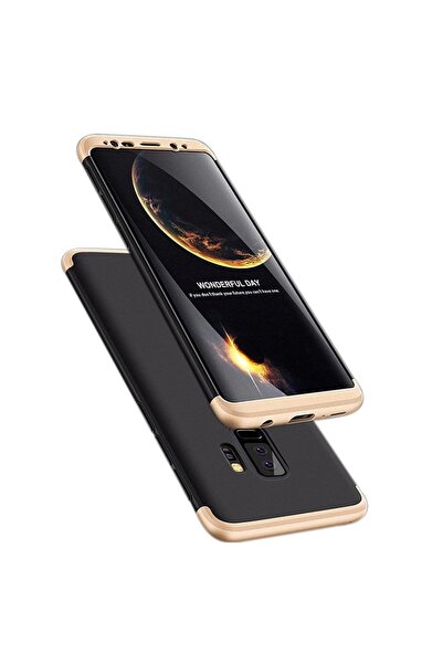 Atlas Husa SAMSUNG Galaxy S9 Plus - 360 Grade (Negru cu Auriu)
