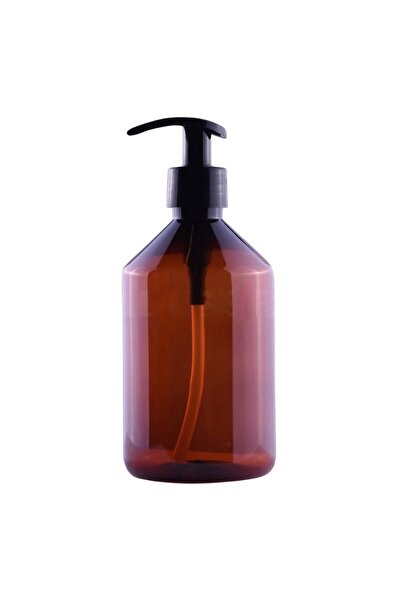 Genel Markalar 100 Adet - 500ml Boş Plastik Kahverengi Konik Pet Şişe, Siyah ...