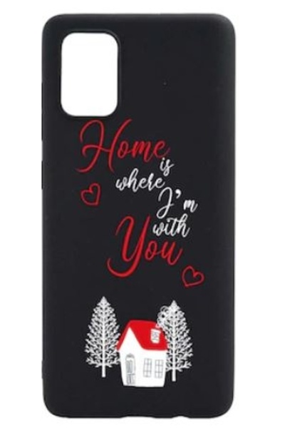 Atlas Θήκη σιλικόνης συμβατή με Oppo A16, το σπίτι είναι εκεί όπου