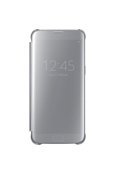 Atlas Γνήσια θήκη SAMSUNG Galaxy S7 Edge - Clear View (ασημί)