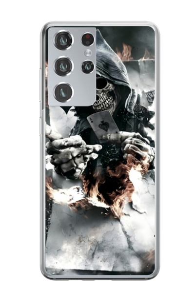 Atlas Εξατομικευμένη θήκη τύπου Samsung Galaxy S22 Ultra, Skeleton Cards, , S...