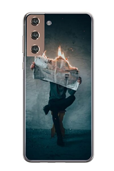 Atlas Εξατομικευμένη θήκη Samsung Galaxy S24, Burn the News, , S1D1M0345