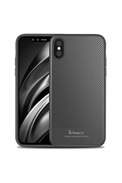 Atlas Husa APPLE iPhone X - iPaky Carbon (Γκρι)