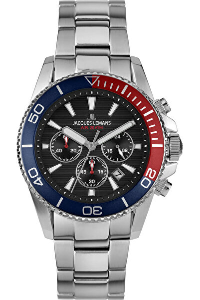 Jacques Lemans 1-2206J ساعة يد ليفربول دايفر للرجال