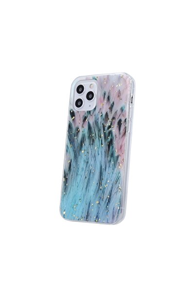 Atlas Husa pentru MOTOROLA Moto G9 Play - Gold Glam (Peacock)