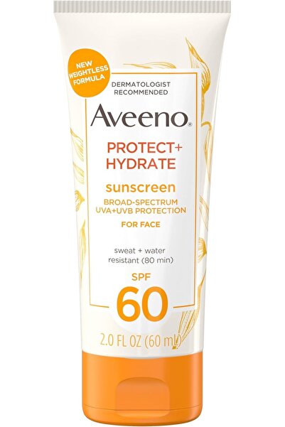 AVEENO Face Moisturizing Lotion, Paraben-Free, SPF 60, 2 Ounces