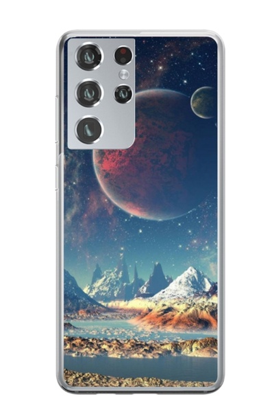 Atlas Husa personalizata tip carcasa Samsung Galaxy S21 Ultra, Alien Planet, ...