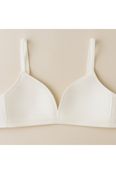 MODA Ribbed Seamless Basic Bra