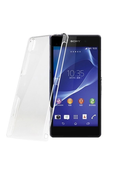 Atlas Husa SONY Xperia Z2 - Πολυτελής λεπτή θήκη TSS, διαφανής