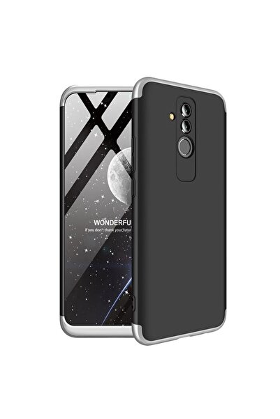 Atlas Θήκη HUAWEI Mate 20 Lite - GKK 360 Πλήρης κάλυψη (Ασημί/Μαύρο)