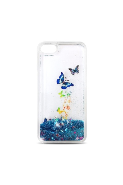 Atlas Husa SAMSUNG Galaxy J3 2016 - Water Glitter TSS, Bleumarin, Butterfly