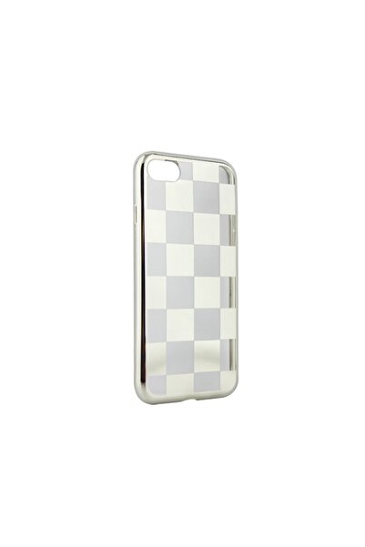 Atlas Husa APPLE iPhone 7 / 8 - Electroplate Chess (Argintiu)
