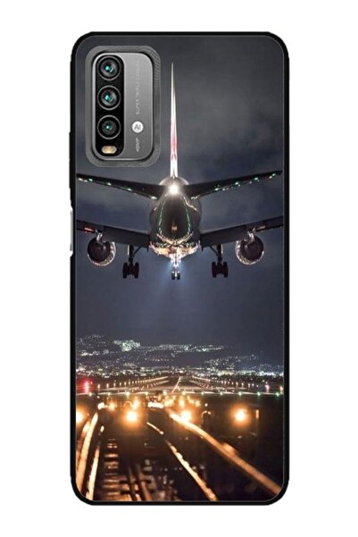 Atlas Husa personalizata tip carcasa Xiaomi Redmi Note 9, Airplane Landing, ,...
