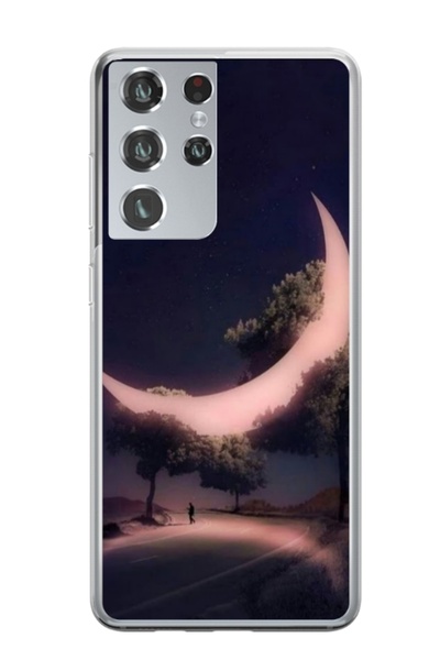 Atlas Προσαρμοσμένη θήκη Samsung Galaxy S23 Ultra, Moon in the Trees, , S1D1M...