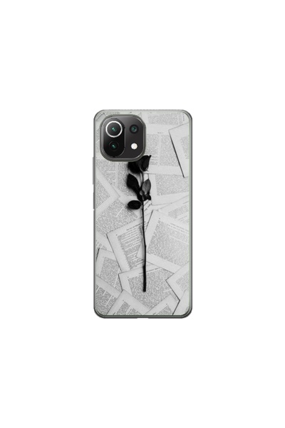 Atlas Husa personalizata tip carcasa Xiaomi Mi 11, Black Rose, , S1D1M0021