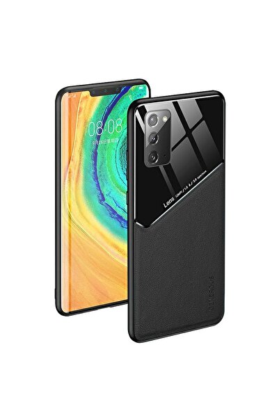 Atlas Husa pentru APPLE iPhone 12 \ 12 Pro - Leather Lens (Negru)