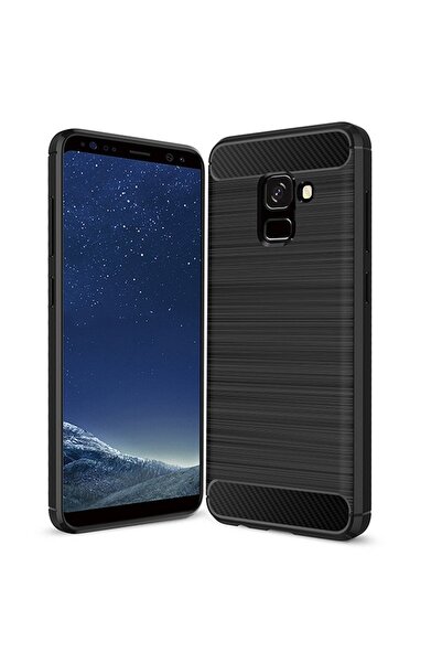 Atlas Husa SAMSUNG Galaxy A5 2018 \ A8 2018 - Luxury Carbon TSS, Negru