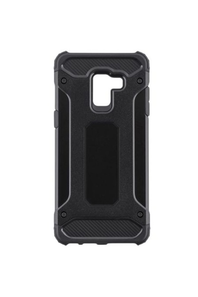 Atlas Husa Pentru SAMSUNG Galaxy A8 Plus 2018 - TPU Luxury Armor TSS, Negru