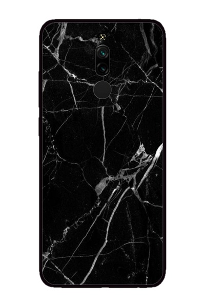 Atlas Husa personalizata tip carcasa Xiaomi Redmi 8, Black Marble, , S1D1M0229