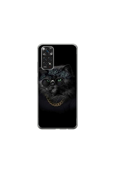 Atlas Husa personalizata tip carcasa Xiaomi Redmi Note 11 Pro 4G, Black Cat 4...