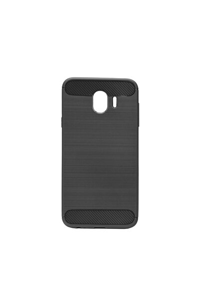 Atlas Θήκη για SAMSUNG Galaxy J4 2018 - Luxury Carbon TSS, Μαύρο
