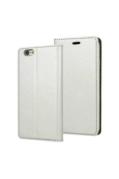 Atlas Θήκη SAMSUNG Galaxy J7 2017 - Δερμάτινη μαγνητική TSS, Ασημί