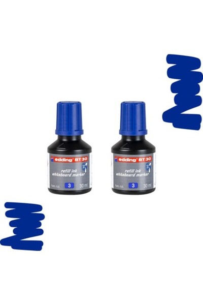Edding Beyaz Tahta Mür.30 Ml E-Bt30 Mavi 2Li