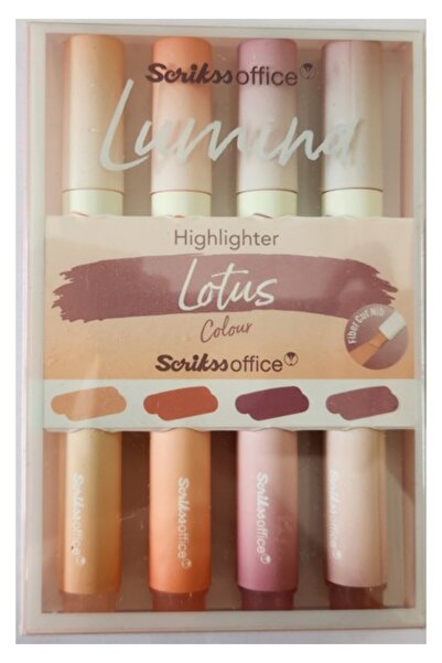 Scrikss Lumina Lotus Fosforlu Kalem 4'lü Set
