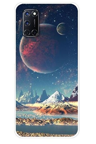 Atlas Θήκη σιλικόνης για Oppo A54 (5G) A74 (5G) A93 (5G), Red Planet