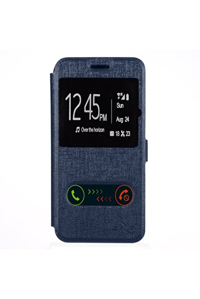 Atlas Husa SAMSUNG Galaxy Alpha - Double S-View (Bleumarin)