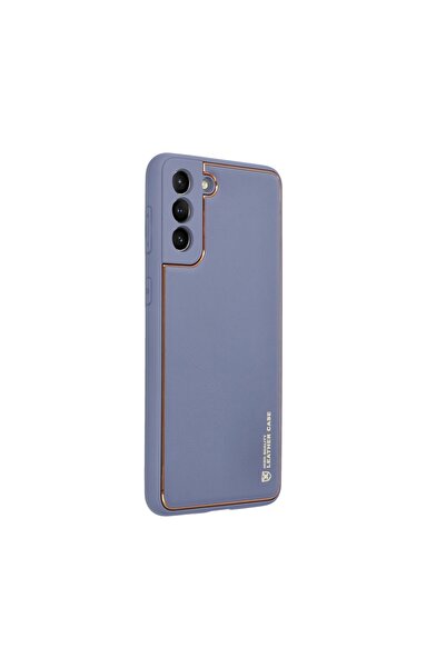 Atlas Husa pentru SAMSUNG Galaxy S21 Plus - Leather (Albastru) FORCELL