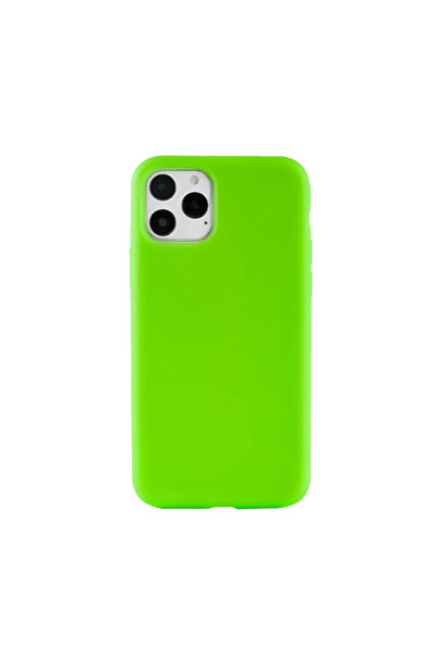 Atlas Husa APPLE iPhone 11 - Σιλικόνη κάλυμμα (Πράσινο Neon) Blister