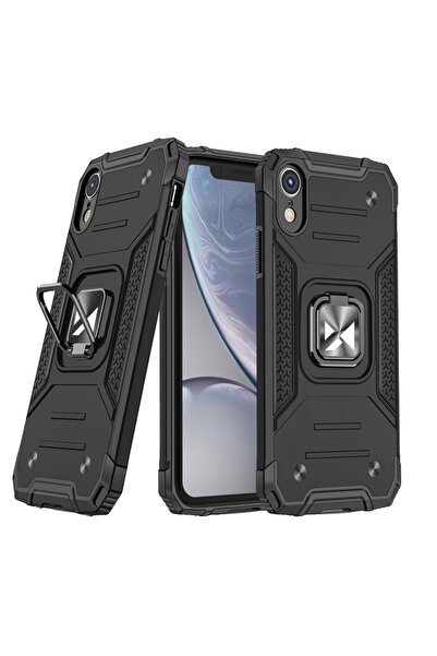 Atlas Θήκη για APPLE iPhone XR - Ring Armor (Μαύρο) Wozinsky
