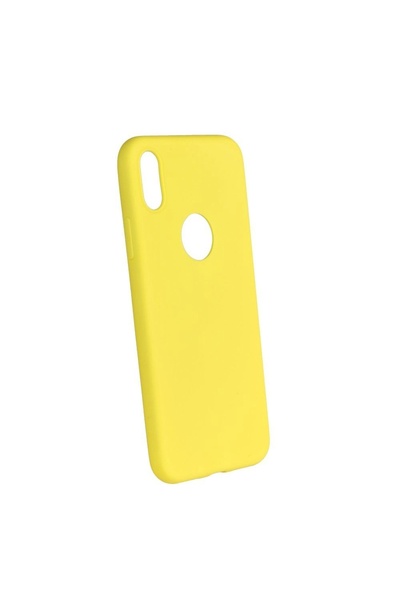 Atlas Husa APPLE iPhone X - Forcell Soft Galben