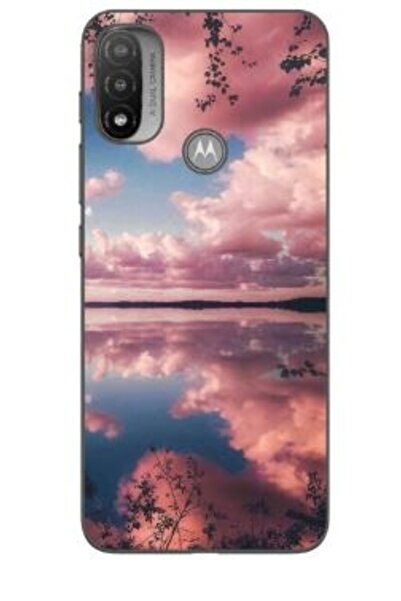 Atlas Husa Motorola Moto E20 Silicon Gel Model Pink Clouds