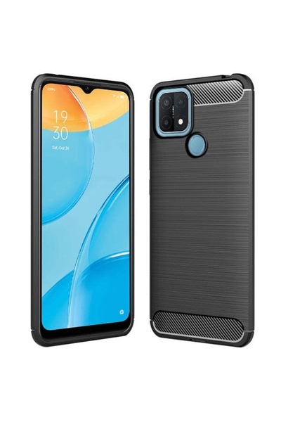 Atlas Husa OPPO A15 - Carbon (Negru) FORCELL