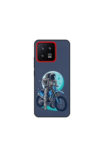Atlas Husa personalizata tip carcasa Xiaomi 13, Biker Astronaout, , S1D1M0375
