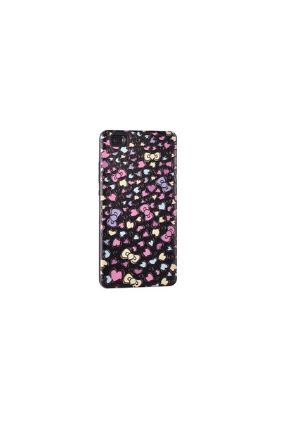 Atlas Husa HUAWEI P8 Lite - 3D (Print Hearts Negru)
