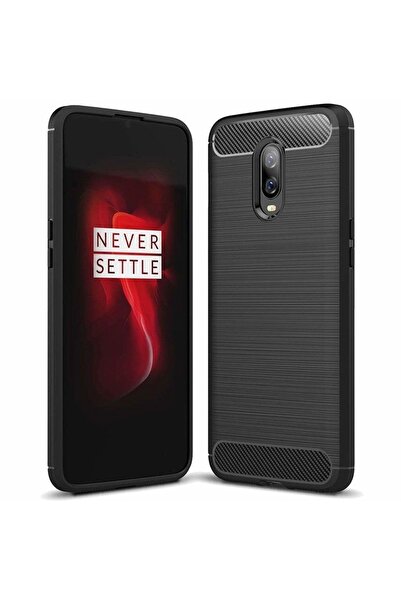 Atlas Husa OnePlus 6T - Carbon (Negru) FORCELL