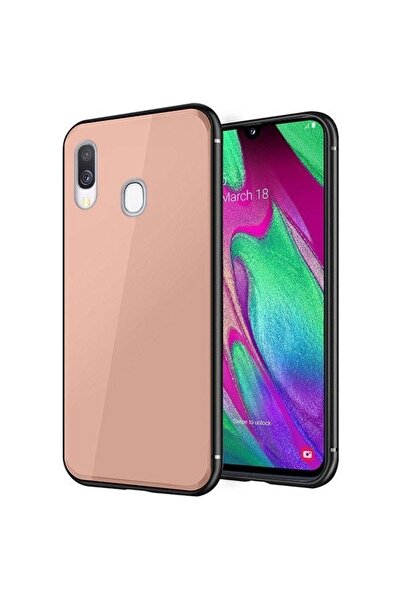 Atlas Θήκη SAMSUNG Galaxy A40 - Luxury Glass TSS, Ροζ