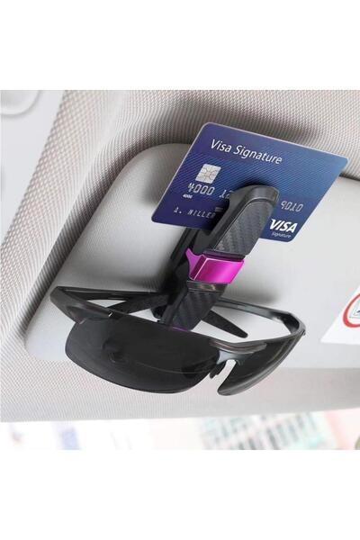 OLLEVRA Aparat cu 2 suporturi pentru ochelari, carduri și monede, atașat la p...