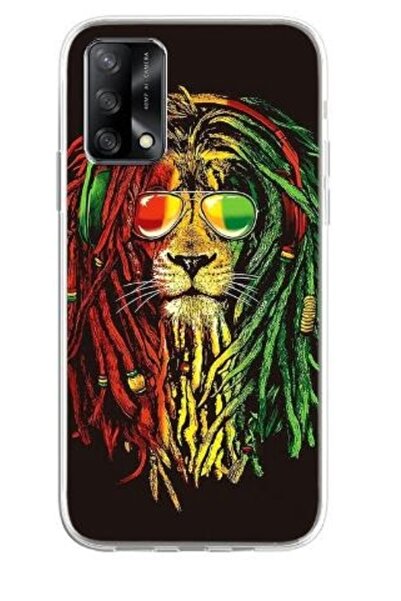 Atlas Husa Oppo A55 5G Silicon Gel Μοντέλο Colorful Lion