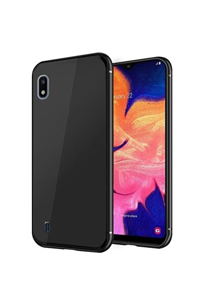 Atlas Θήκη SAMSUNG Galaxy A10 - Πολυτελές γυαλί TSS, μαύρο