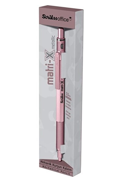 Scrikss Matri-X Versatil 0.5 mm Metalik Açık Pembe Şeffaf Amb.