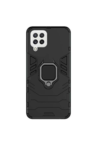 Atlas Husa pentru SAMSUNG Galaxy A22 (4G) - Ring Armor (Negru)