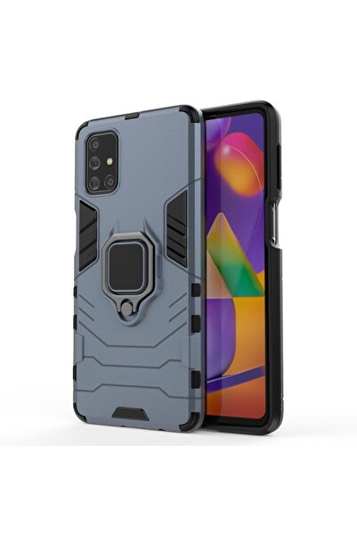 Atlas Husa SAMSUNG Galaxy M31s - Ring Armor (Bleumarin)