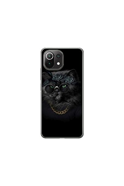 Atlas Husa personalizata tip carcasa Xiaomi Mi 11 Pro, Black Cat 4, , S1D1M0097