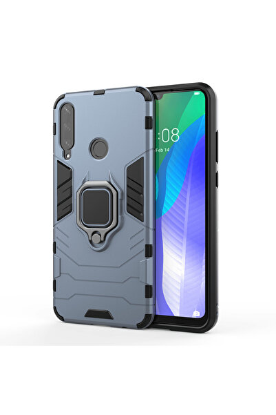 Atlas Husa HUAWEI Y6p - Ring Armor (Bleumarin)