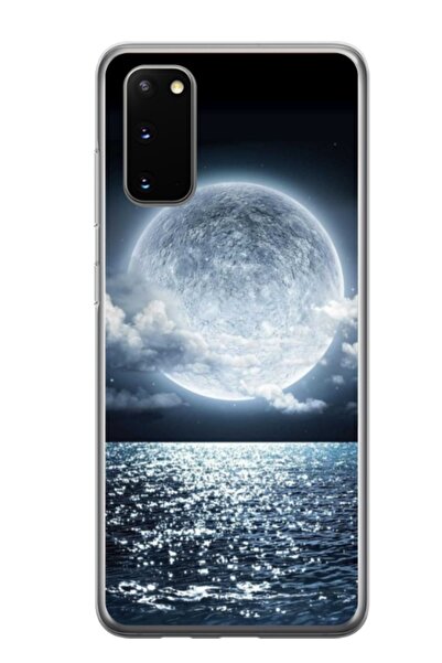Atlas Husa personalizata tip carcasa Samsung Galaxy S20, Moon Sky, , S1D1M0228