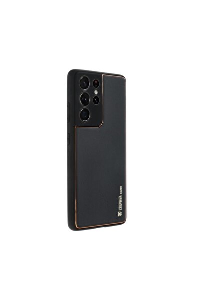Atlas Θήκη για SAMSUNG Galaxy S21 Ultra - Δέρμα (Μαύρο) FORCELL